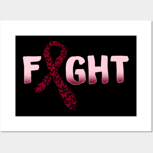 Cancer Awareness - Multiple Myeloma Ribbon T-Shirt Posters and Art